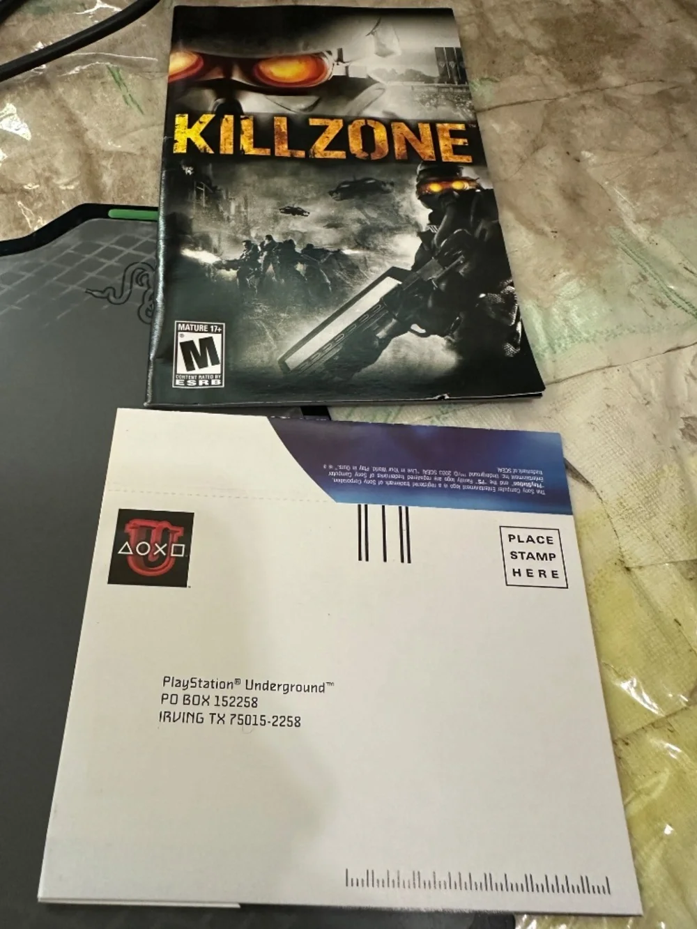 Killzone Sony PlayStation 2 2004 PS2 Manual Reg Card Included